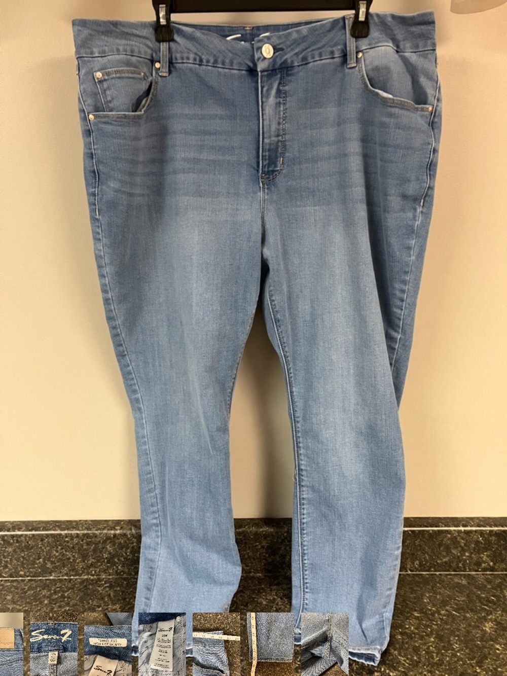 Seven7 tummy less high rise skinny jeans 20w